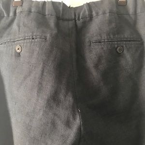 Club Monaco Linen Trousers (Navy)